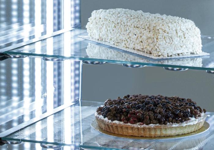 Хладилна витрина за сладолед, статична с 1 врата, 440 л, клас B, черна - kuhnensko.com Хладилна витрина за сладолед, статична с 1 врата, 440 л, клас B, черна