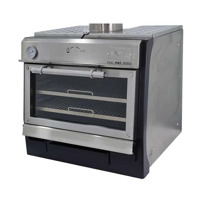 Фурна-барбекю на дървени въглища PIRA-70 XL LUX, настолна - kuhnensko.com Фурна-барбекю на дървени въглища PIRA-70 XL LUX, настолна