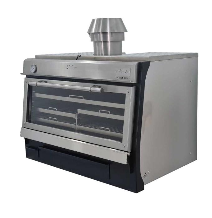 Фурна-барбекю на дървени въглища PIRA-120 LUX, настолна - kuhnensko.com Фурна-барбекю на дървени въглища PIRA-120 LUX, настолна