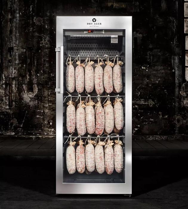 Хладилна витрина за сухо зреене, Premium S, 100 кг, неръждаема - kuhnensko.com Хладилна витрина за сухо зреене, Premium S, 100 кг, неръждаема