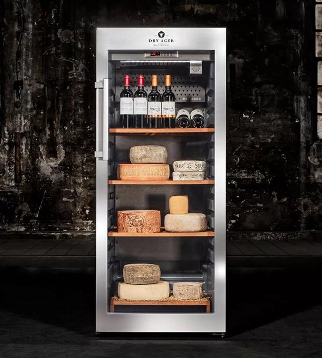 Хладилна витрина за сухо зреене, Premium S, 100 кг, неръждаема - kuhnensko.com Хладилна витрина за сухо зреене, Premium S, 100 кг, неръждаема