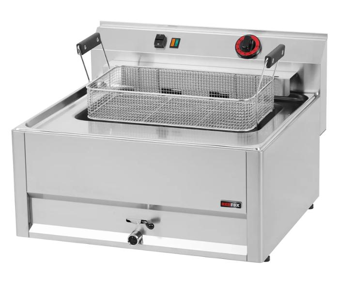 Електрически фритюрник с вана 16 л, различен брой кошници - kuhnensko.com Електрически фритюрник с вана 16 л, различен брой кошници