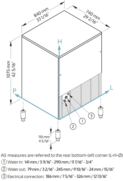 Ледогенератор за лед тип кубче Full Cube 18 г, 134 кг/24 ч, различно охлаждане - kuhnensko.com Ледогенератор за лед тип кубче Full Cube 18 г, 134 кг/24 ч, различно охлаждане
